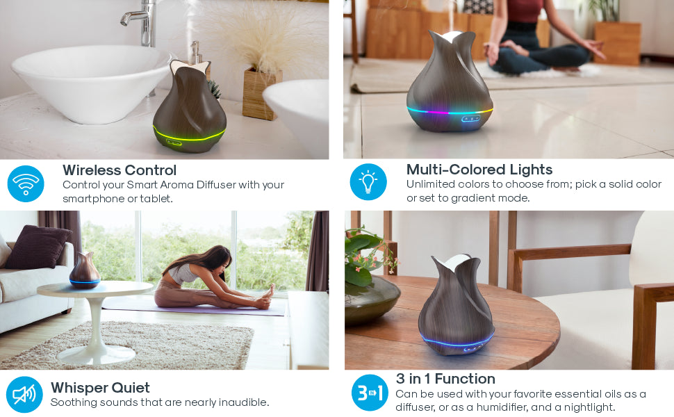 Smart Aroma Diffuser Color