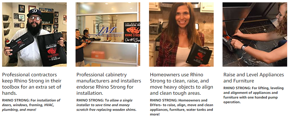 Rhino Strong Commercial Grade Air Wedge Bag