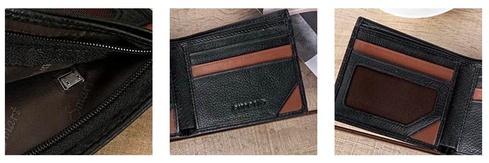 Cowhide Leather Anti-Lost  Purse