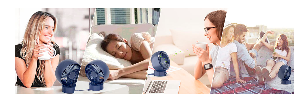 Gafild Mini USB Powered Desk Fan