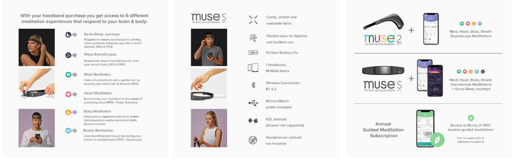 MUSE S: The Brain Sensing Headband