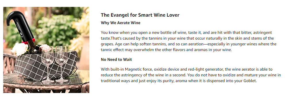 RICANK Electric Wine Aerator Pourer