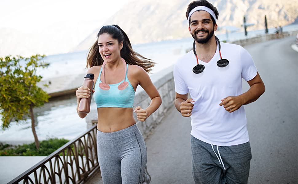 Portable Hands Free Rechargeable Neck Fan