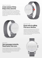Dot Watch with Magnetic Mesh Band