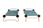 Disc-O-Bed With Organizers (Large)