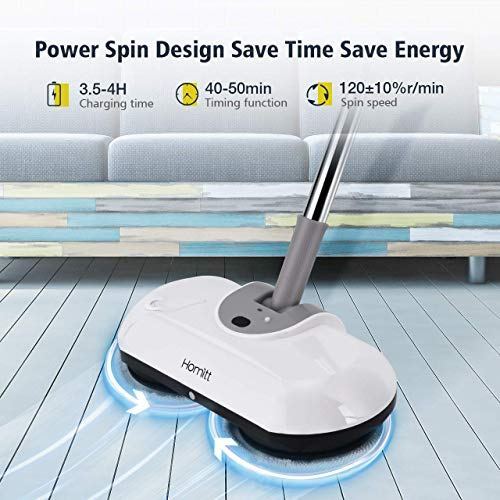 Homitt Cordless Power Spray Floor Mop