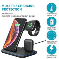3 in 1 Fast Wireless Charger Stand