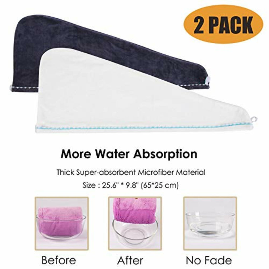 Microfiber Quick Dry Hair Wrap Towels