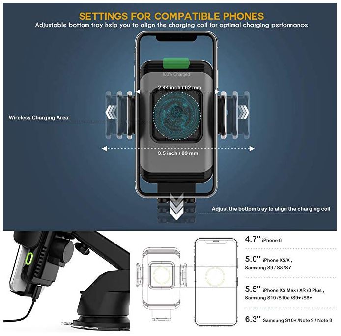 ZeeHoo Wireless Car Charger