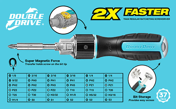 Auto Self-Loading Ratchet Screwdriver Set