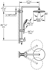 Retro-Fit Shower System