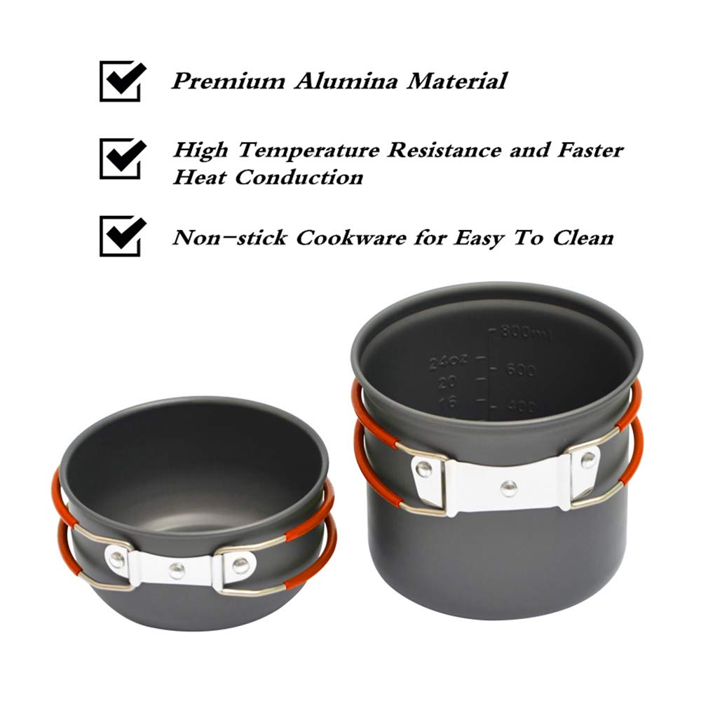 Camping Stove Cookware Set