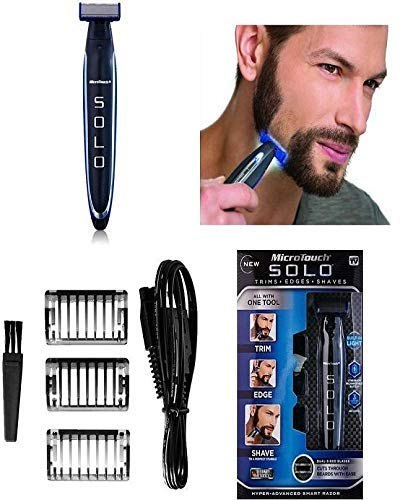 Micro Touch SOLO Rechargeable Full Body Hair Trimmer and Shaver