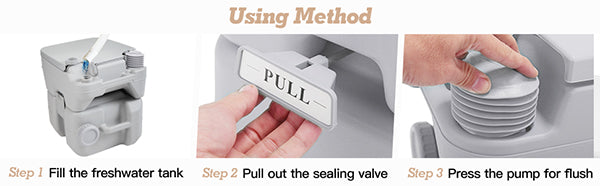 Flush Outdoor Toilet