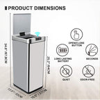 Secura 13 Gallon Automatic Trash Can