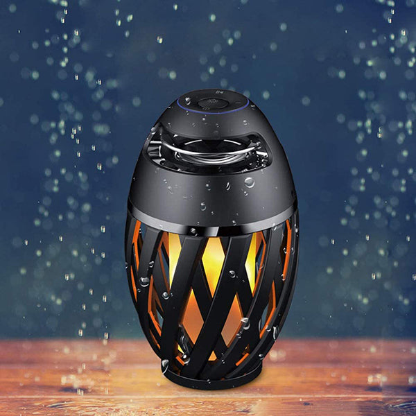 Flame Table Lamp with Speaker