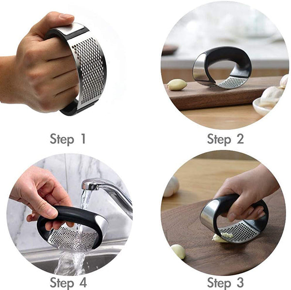 Stainless Steel Garlic Press