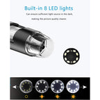 Wireless Digital WiFi USB Microscope