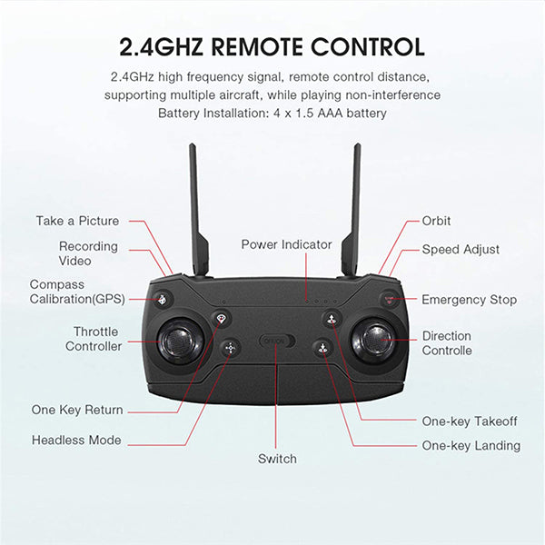 EACHINE E520S GPS Drone with 4K Camera for Adults