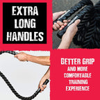 Battle Ropes with Foldable Poster and Anchor Kit