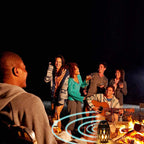 Flame Table Lamp with Speaker