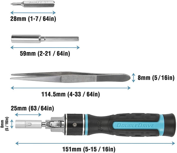 Auto Self-Loading Ratchet Screwdriver Set