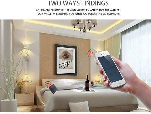 Cowhide Leather Anti-Lost  Purse