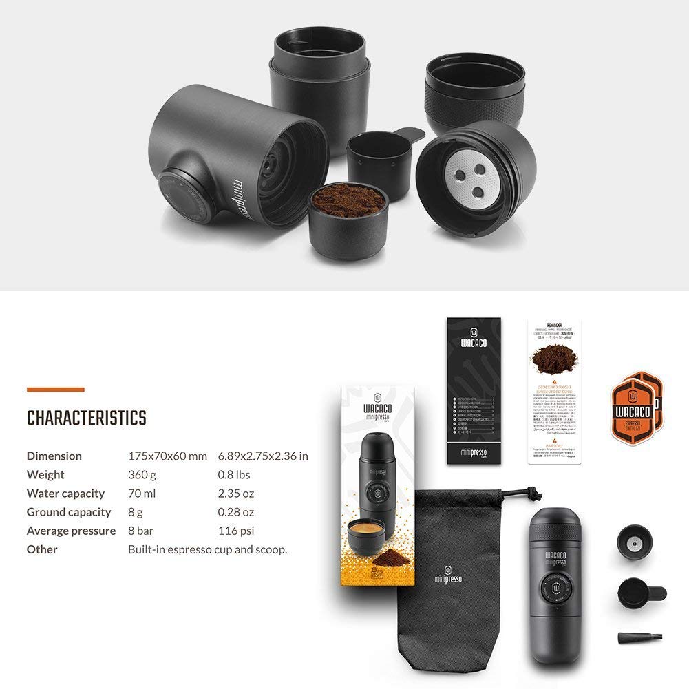 Wacaco Minipresso - Portable Espresso Machine