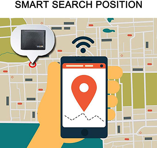 Cowhide Leather Anti-Lost  Purse