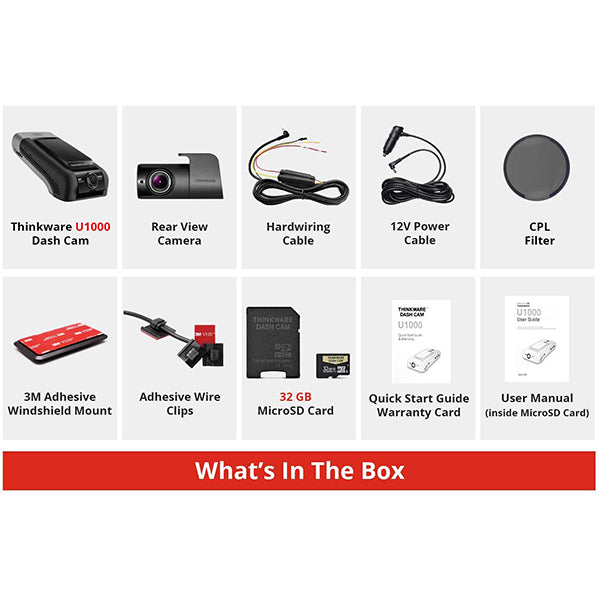 THINKWARE U1000 4k Dash Cam