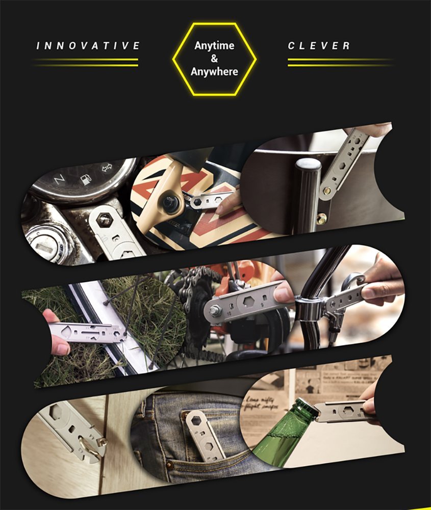 WrenchIt Full Set - 10 Wrenches; 15 Functions