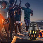 Flame Table Lamp with Speaker