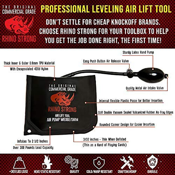 Rhino Strong Commercial Grade Air Wedge Bag