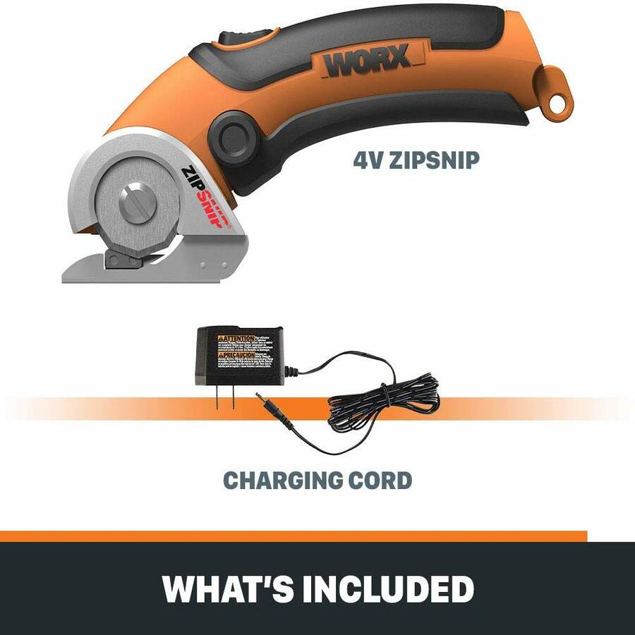 Worx - 4V ZipSnip Cordless Electric Scissors