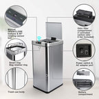Secura 13 Gallon Automatic Trash Can
