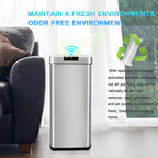 Secura 13 Gallon Automatic Trash Can