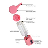 Portable Electric Juicer,Pink