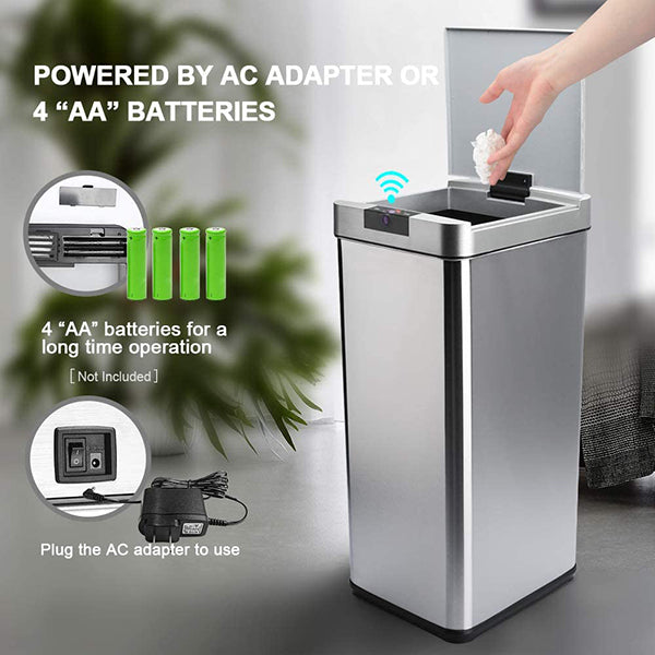 Secura 13 Gallon Automatic Trash Can