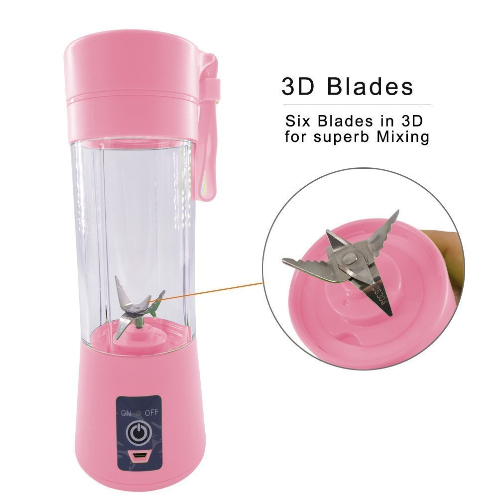 Portable Electric Juicer,Pink