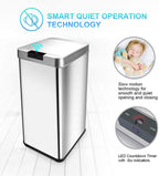 Secura 13 Gallon Automatic Trash Can