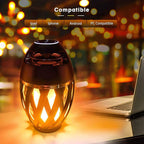 Flame Table Lamp with Speaker