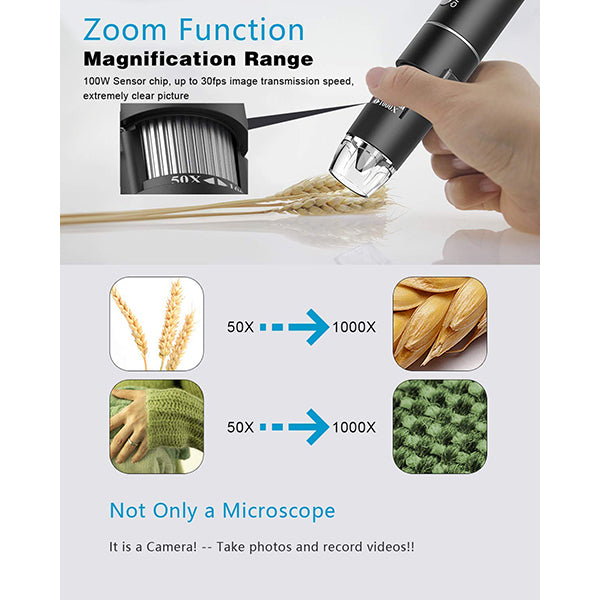 Wireless Digital WiFi USB Microscope