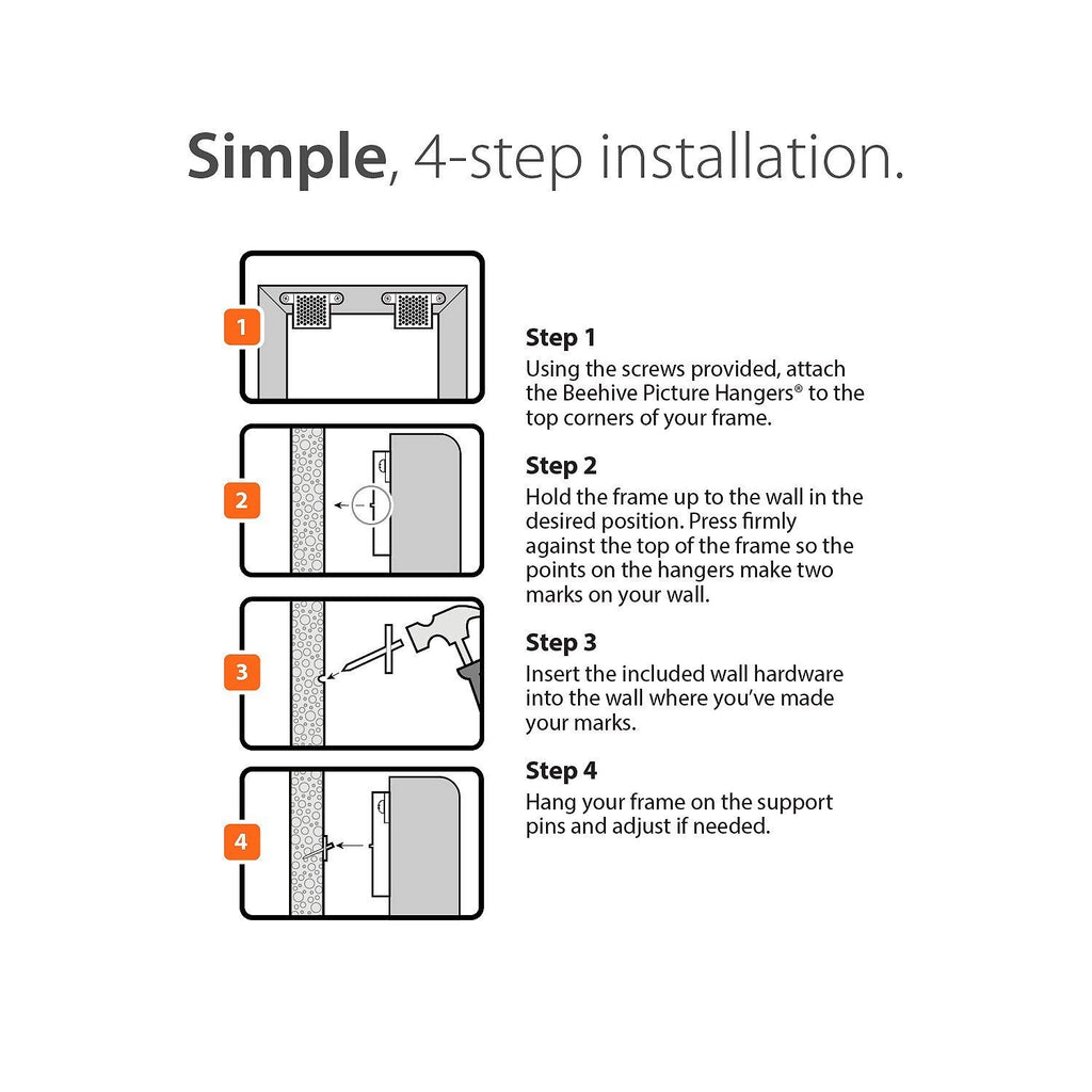Beehive Picture Hanger 12 Pack