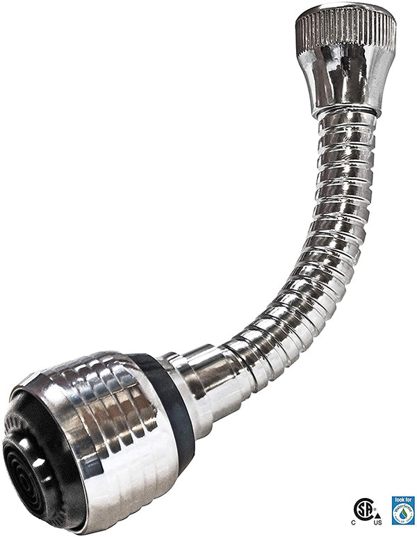 Turbo Flex 360 Instant Hands Free Faucet Swivel Spray