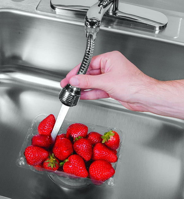 Turbo Flex 360 Instant Hands Free Faucet Swivel Spray