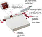 Food Slicer with Board and Adjustable Thickness Dial