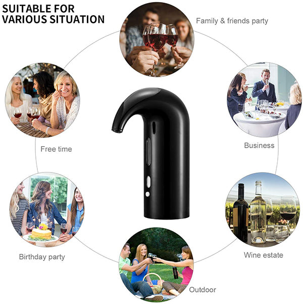 RICANK Electric Wine Aerator Pourer