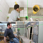 Huepar GF360G-NP 3D Green Beam Self-Leveling Laser