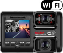Pruveeo D30H Dash Cam with Infrared Night Vision and WiFi