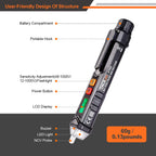 Tacklife VT02 Non-Contact Voltage Tester with Adjustable Sensitivity